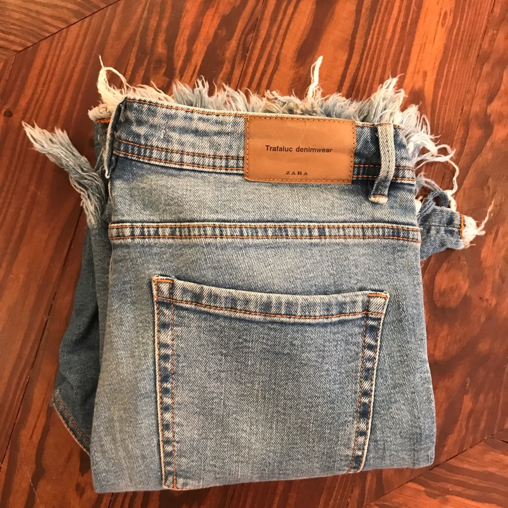 Zara Trafaluc High Waisted Skinny Jeans - Fringe